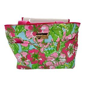 Lilly Pulitzer Insulated Beach Cooler BIG FLIRT 15.5x10x12 Tropical Hibiscus NWT